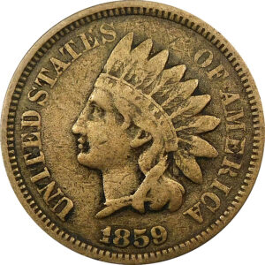 1859 Indian Head Cent - VF