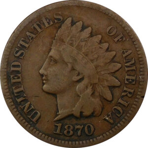1870 Indian Head Cent - Fine