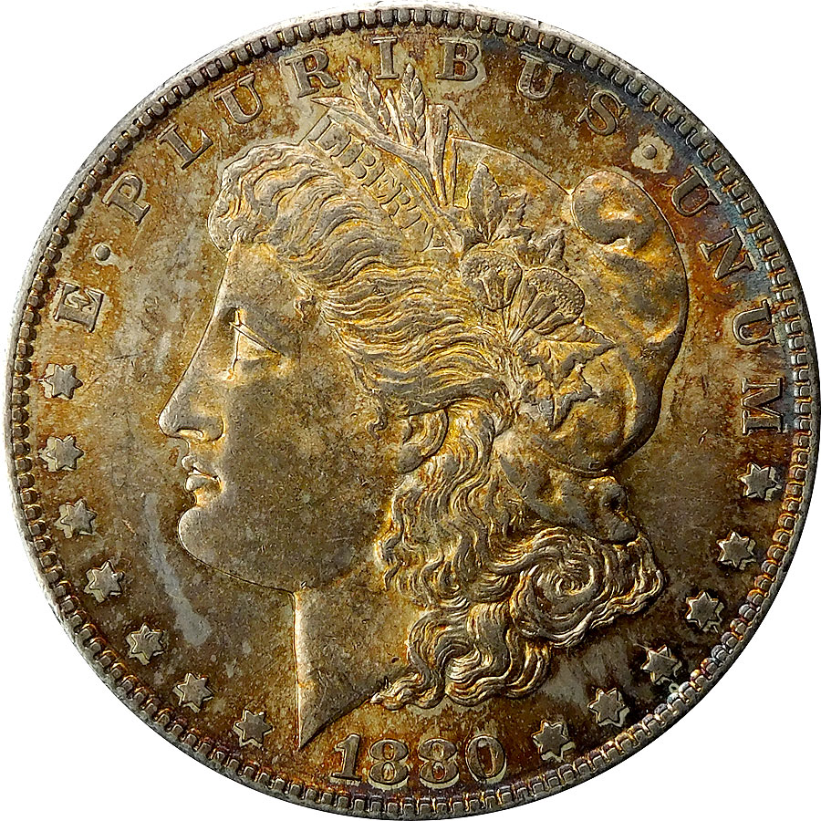 1880-S Morgan Silver Dollar - MS 61