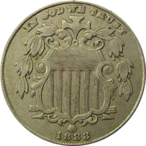1883 Shield Nickel - XF