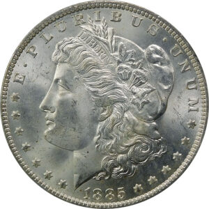1885-O Morgan Silver Dollar - PCGS MS 65 - OGH