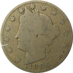 1886 Liberty Head Nickel - G/AG