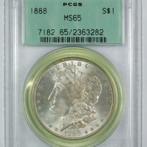 1888 Morgan Silver Dollar - PCGS MS 65 - OGH