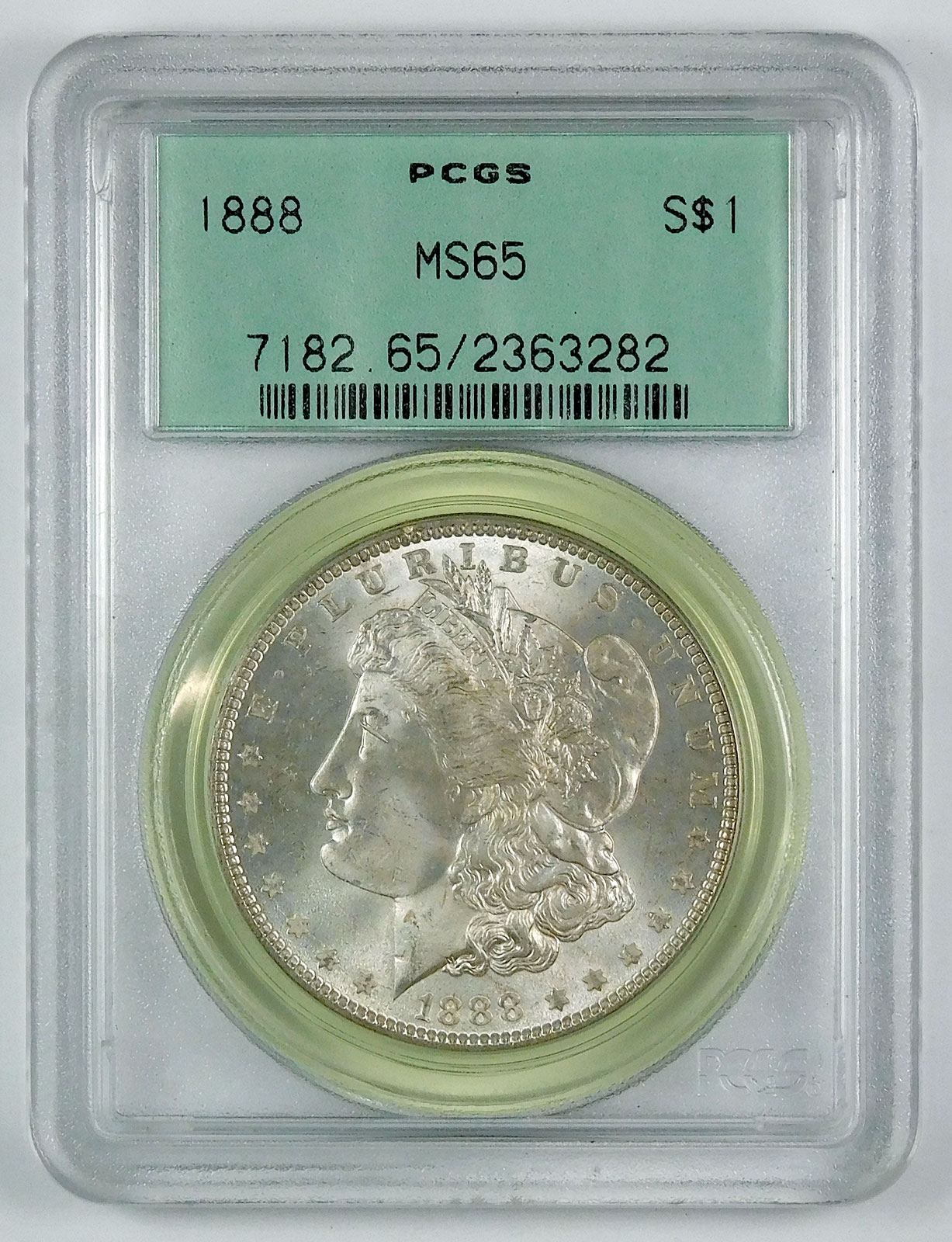 1888 Morgan Silver Dollar - PCGS MS 65 - OGH