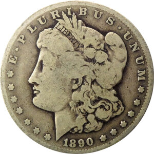 1890-CC Morgan Silver Dollar - Good