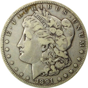 1891-CC Morgan Silver Dollar - Fine