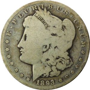 1893 Morgan Silver Dollar - Good