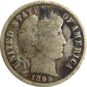 1895-S Barber Dime - Good