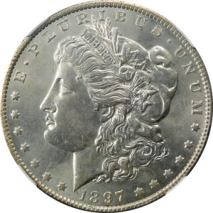 1897-O Morgan Silver Dollar - NGC MS 62