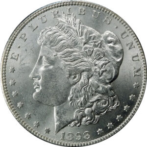 1898-S Morgan Silver Dollar - MS 61