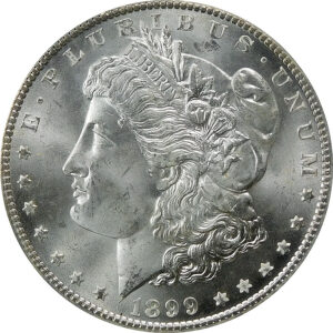 1899-O Morgan Silver Dollar - PCGS MS 65 - OGH