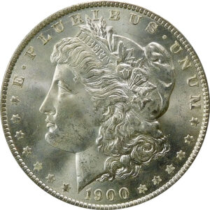 1900-O Morgan Silver Dollar - PCGS MS 65 - OGH