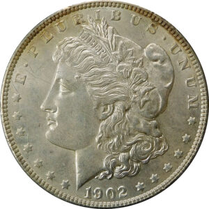 1902 Morgan Silver Dollar - AU 58