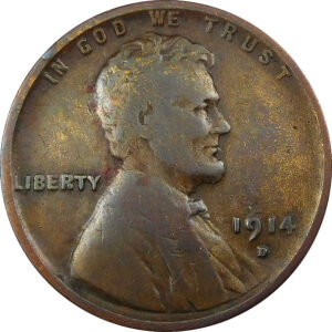 1914-D Lincoln Wheat Cent - VG