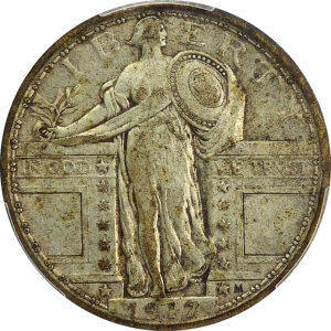 1917 Ty 1 Standing Liberty Quarter - PCGS XF 40