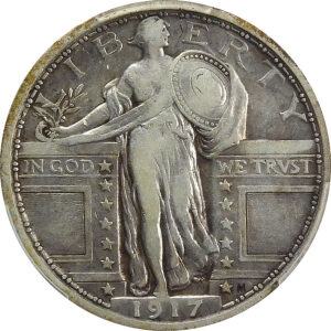1917 Ty 1 Standing Liberty Quarter - PCGS VF 30