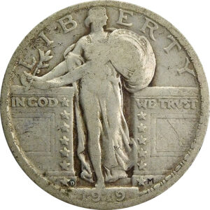 1919-D Standing Liberty Quarter - Fine