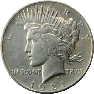 1921 Peace Silver Dollar - XF