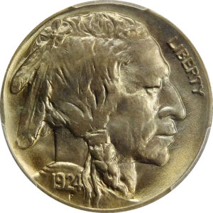 1924 Buffalo Nickel - PCGS MS 66