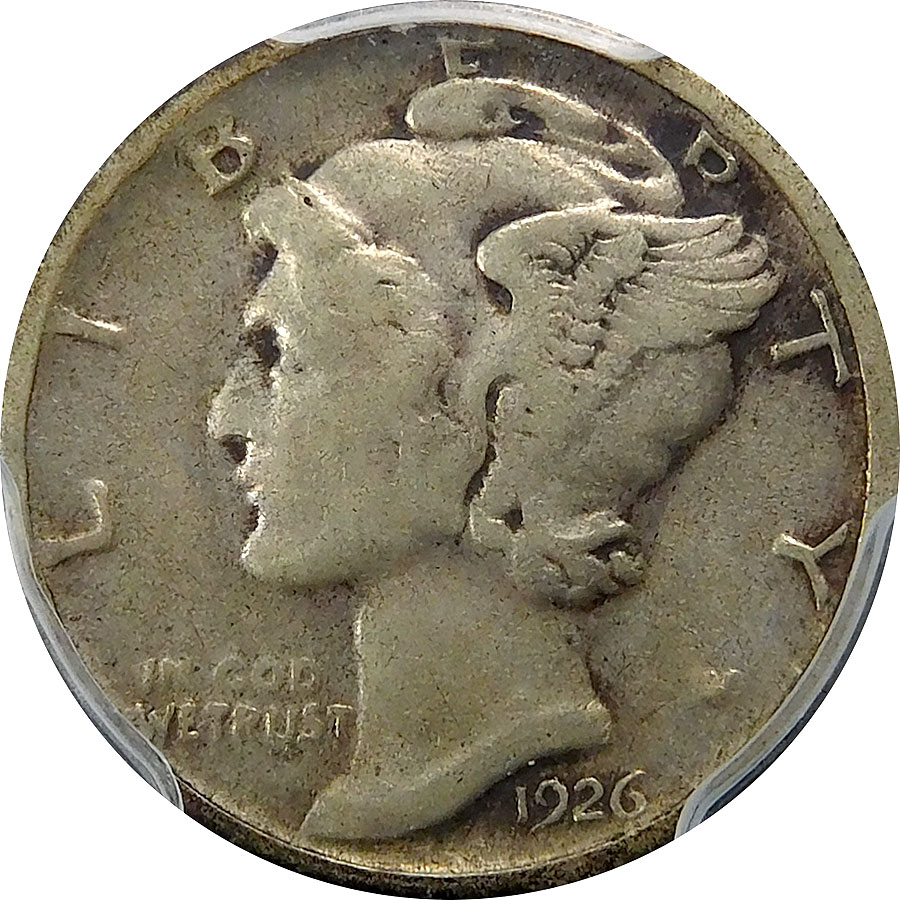 1926-S Mercury Dime - PCGS VF 35 - CAC