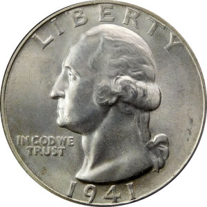 1941-S Washington Quarter - MS 65