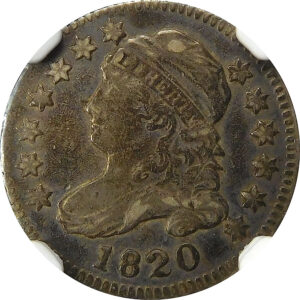 1820 Capped Bust Dime - NGC VF 25
