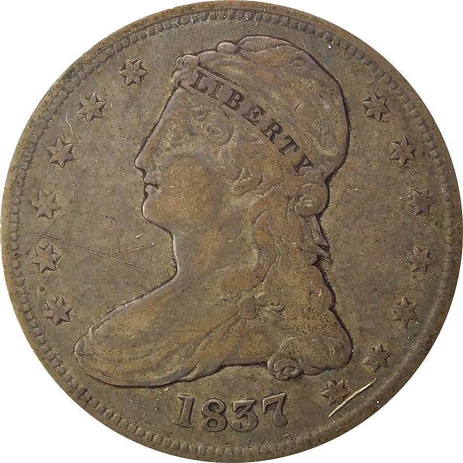 1837 Capped Bust Half Dollar - VF #2