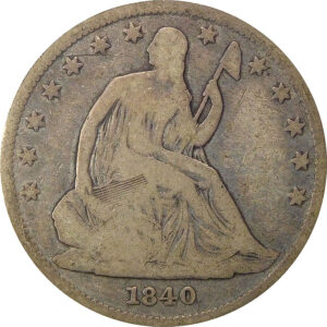 1840 Seated Liberty Half Dollar - VG
