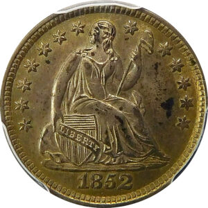 1852 Seated Liberty Half Dime - PCGS MS 64