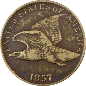 1857 Flying Eagle Cent - Fine
