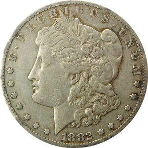 1882-CC Morgan Silver Dollar - VF