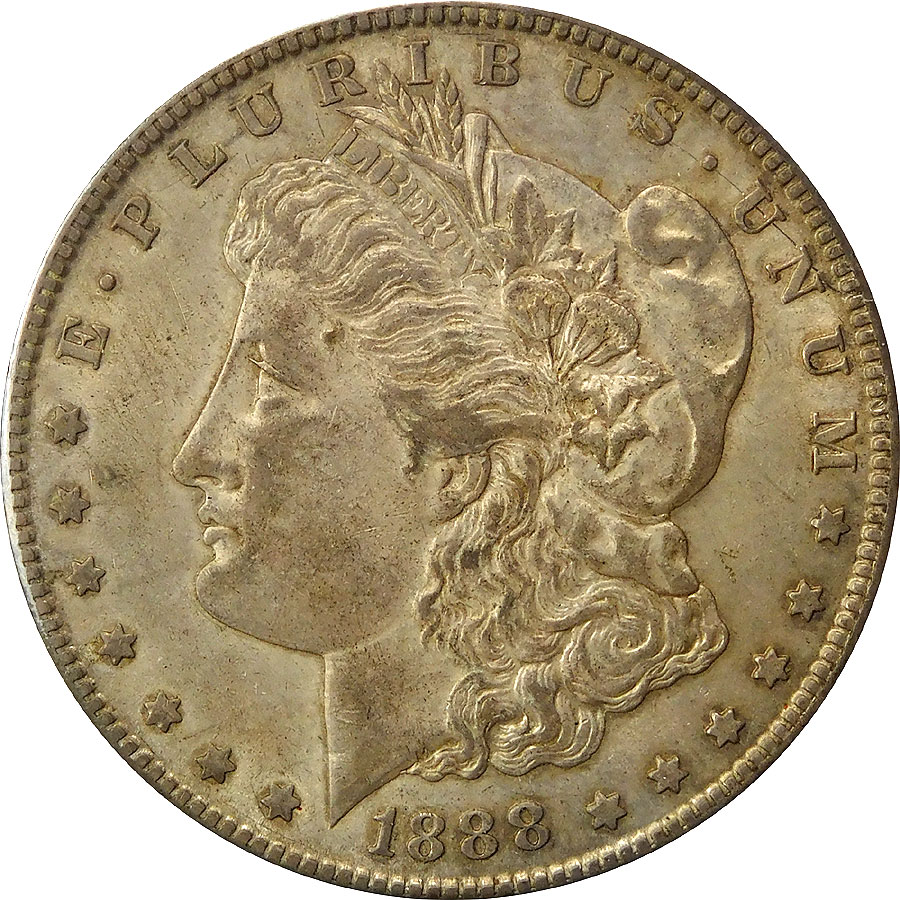 1888-S Morgan Silver Dollar - XF 45