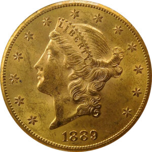 1889-CC $20 Gold Liberty Head Double Eagle - PCGS MS 61 - CAC - OGH