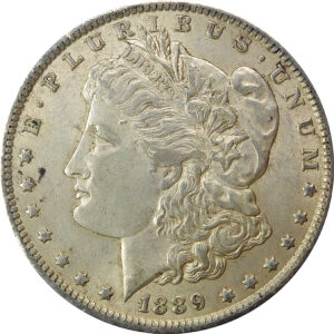 1889-O Morgan Silver Dollar - AU 55