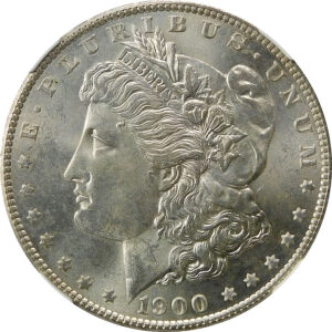 1900-S Morgan Silver Dollar - NGC MS 63