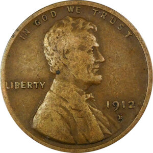 1912-D Lincoln Wheat Cent - Fine