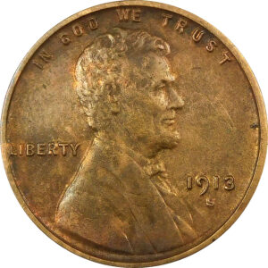 1913-S Lincoln Wheat Cent - XF