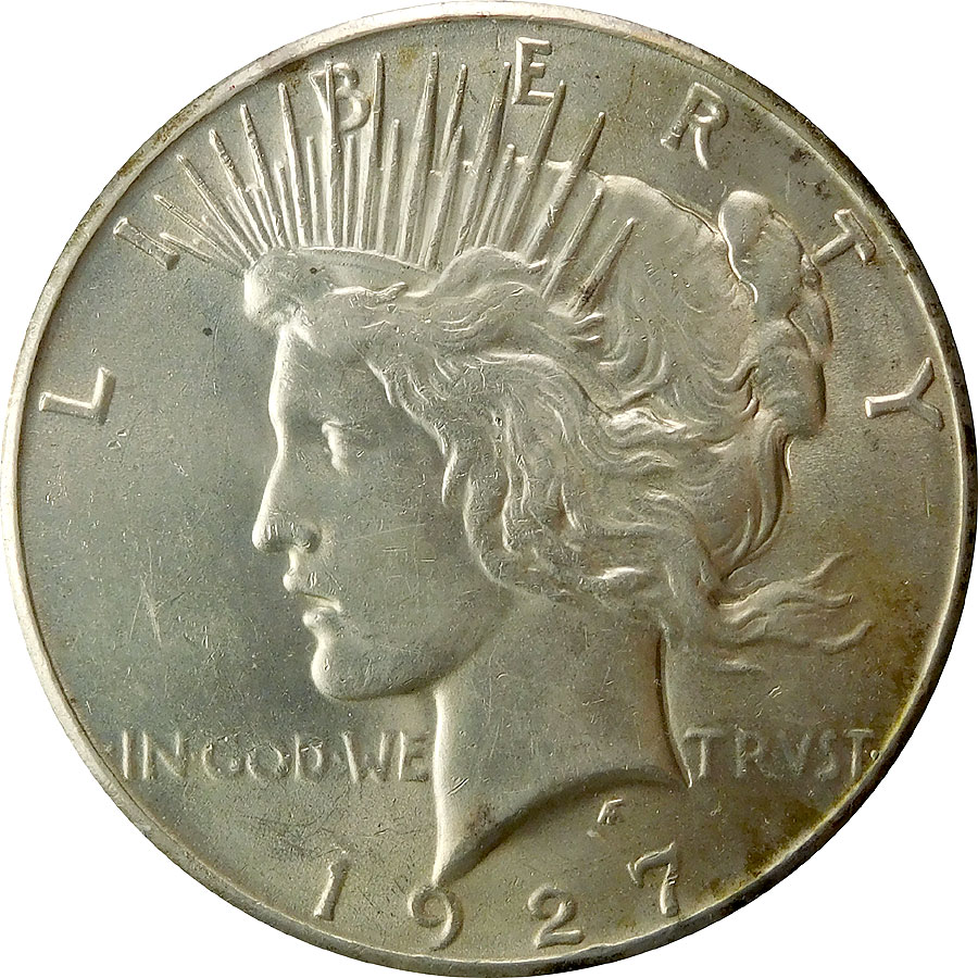 1927 Peace Silver Dollar - MS 62