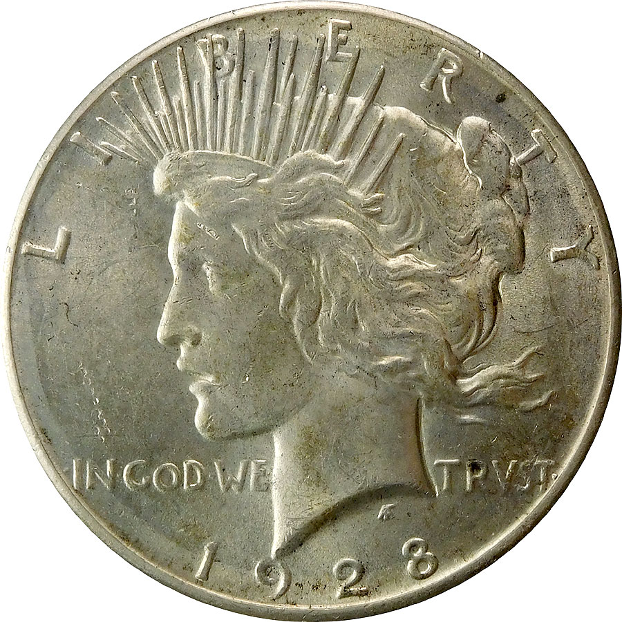 1928 Peace Silver Dollar - MS 61