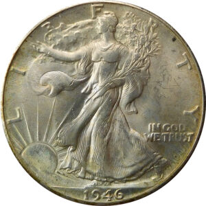 1946-D Walking Liberty Half Dollar - MS 65
