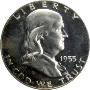 1955 Franklin Half Dollar - Proof