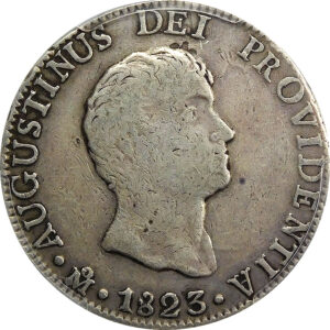1823-Mo JM Mexico Silver 8 Reales - PCGS VF 25