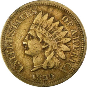 1859 Indian Head Cent - VF