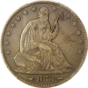 1873 Arrows Seated Liberty Half Dollar - PCGS XF 40