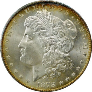 1878-S Morgan Silver Dollar - PCGS MS 64 - #1