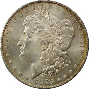 1878-S Morgan Silver Dollar - PCGS MS 63