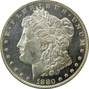 1880-S Morgan Silver Dollar - PCGS MS 63 Deep Mirror Proof-Like