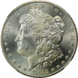 1882-CC Morgan Silver Dollar - NGC MS 63