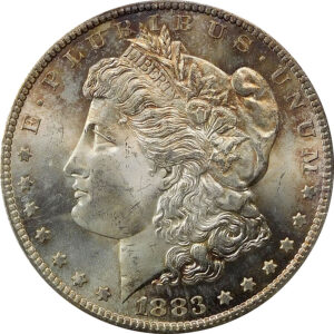 1883-CC Morgan Silver Dollar - PCGS MS 64
