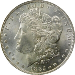 1885-O Morgan Silver Dollar - PCGS MS 63